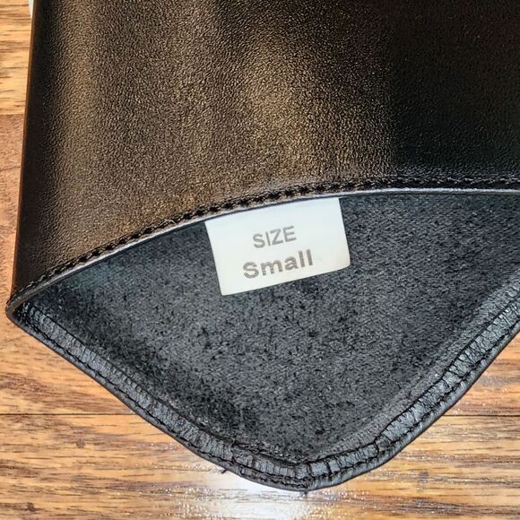 NWT Black Leather Half Chaps Unisex Size Small - Picture 14 of 16